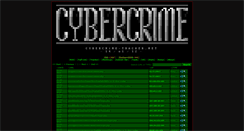 Desktop Screenshot of cybercrime-tracker.net